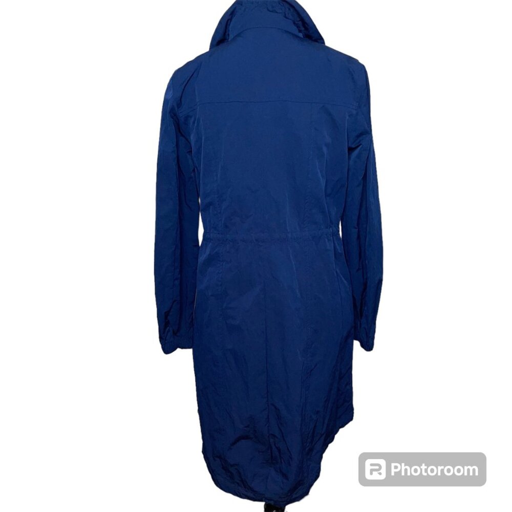 Banana Republic Women’s Parka Blue XS Nylon Adjustable Waist Jacket Outdoors - Picture 2 of 14